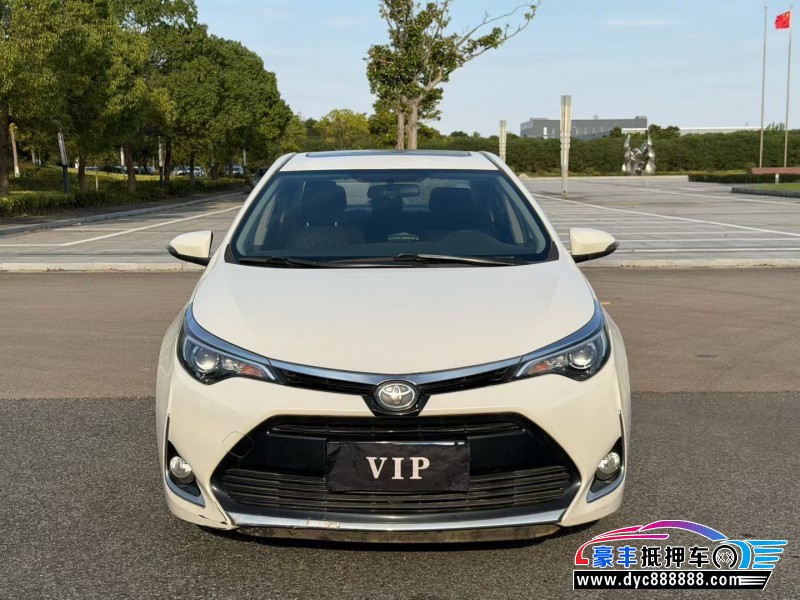 18年丰田雷凌轿车抵押车出售