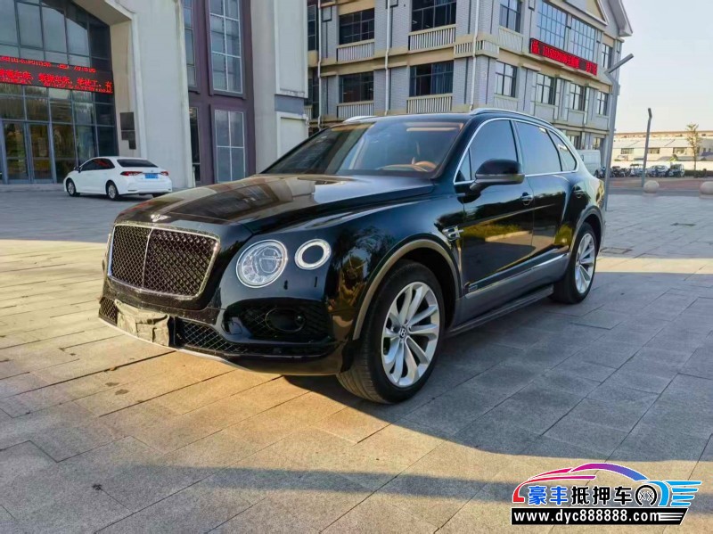 18年宾利添越SUV抵押车出售