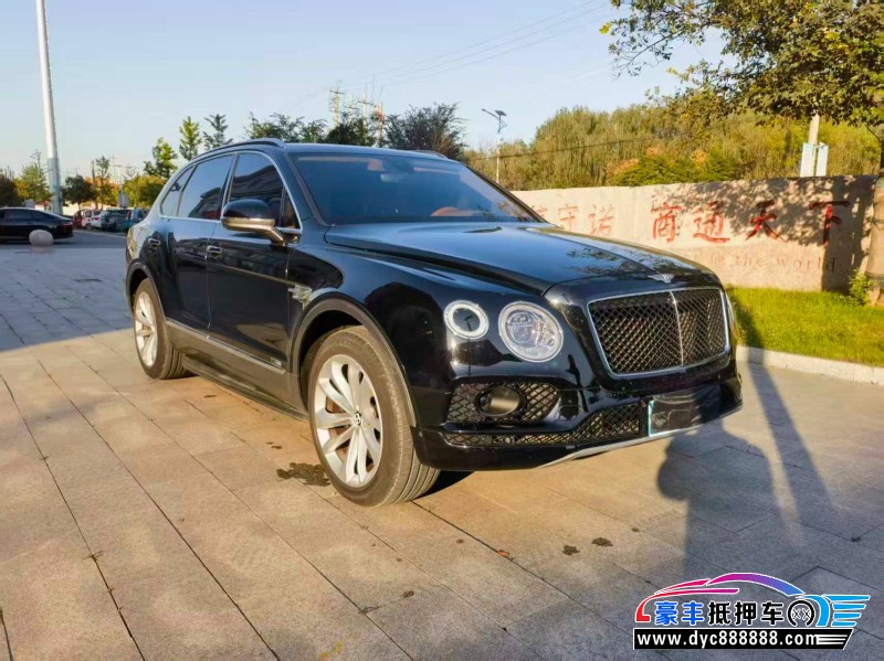 18年宾利添越SUV抵押车出售