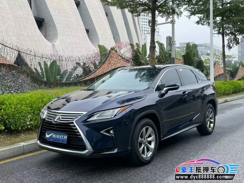 18年雷克萨斯RX轿车抵押车出售
