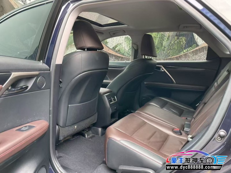 18年雷克萨斯RX轿车抵押车出售