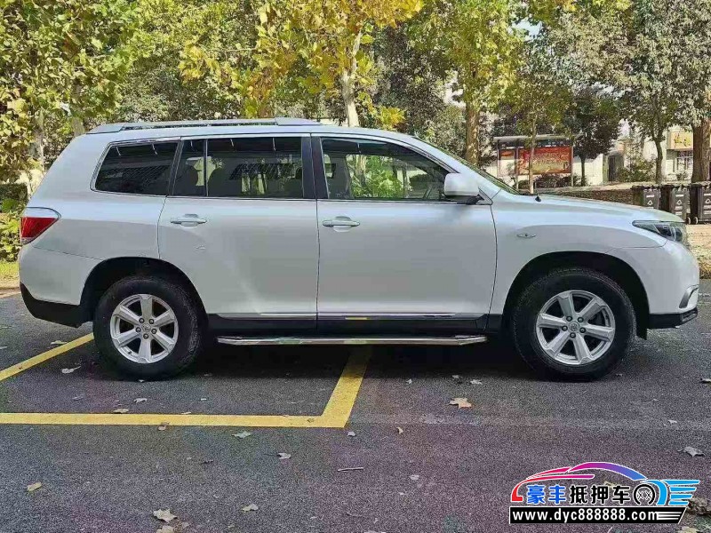 13年丰田汉兰达SUV抵押车出售