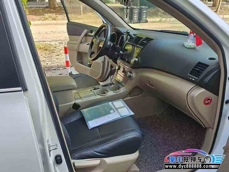 13年丰田汉兰达SUV抵押车出售