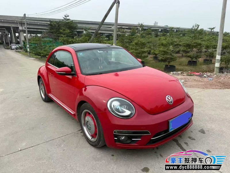 18年大众甲壳虫轿车抵押车出售