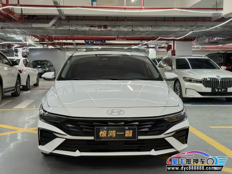 24年现代伊兰特轿车抵押车出售