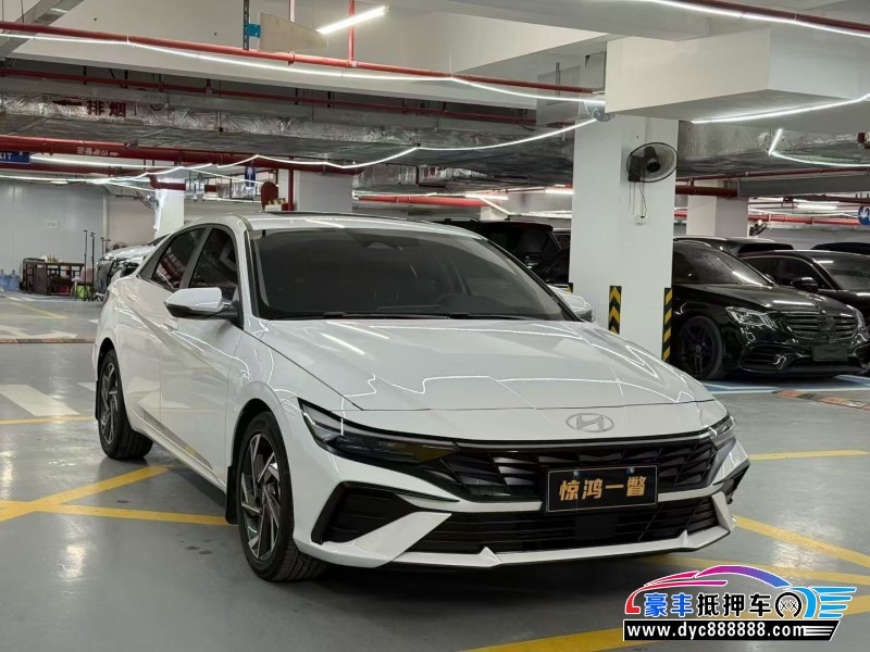 24年现代伊兰特轿车抵押车出售