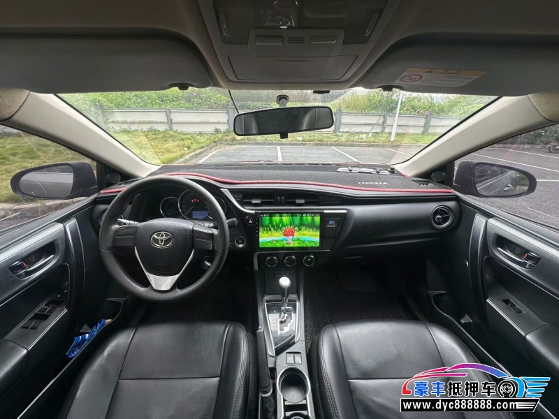 18年丰田卡罗拉轿车抵押车出售