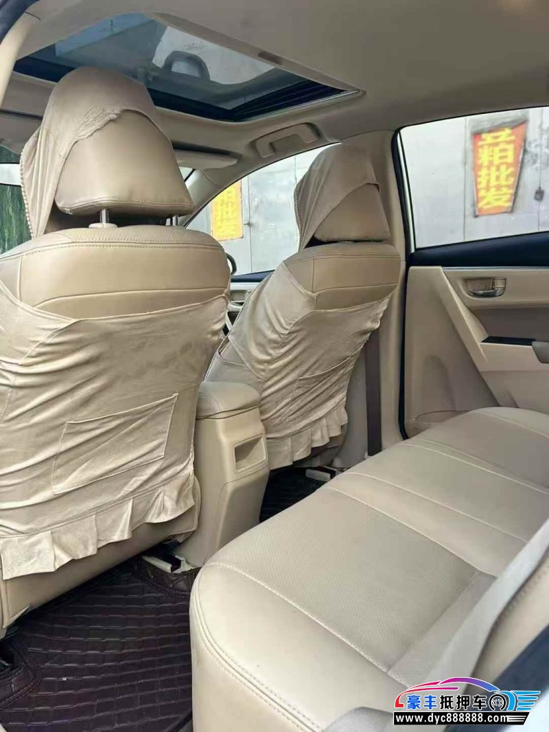 14年丰田卡罗拉轿车抵押车出售