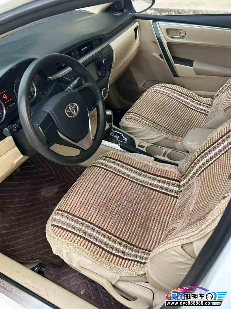 14年丰田卡罗拉轿车抵押车出售