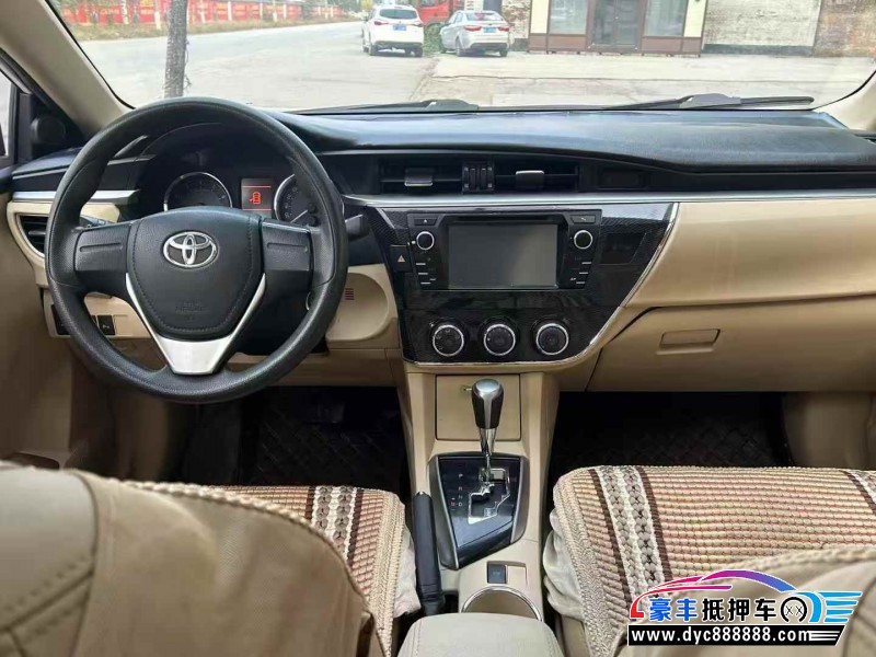 14年丰田卡罗拉轿车抵押车出售