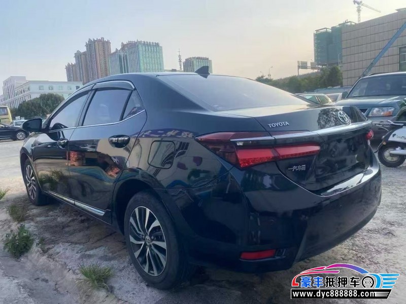 17年丰田卡罗拉轿车抵押车出售