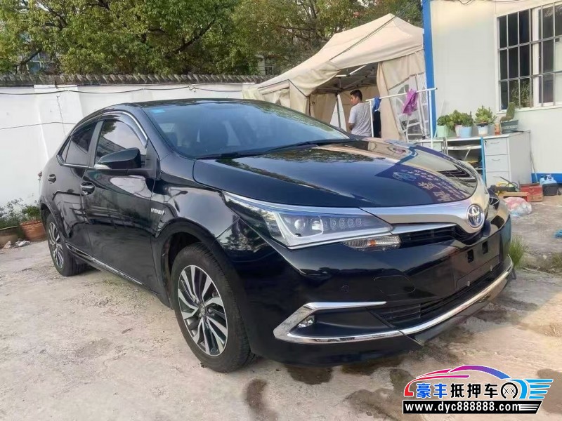 17年丰田卡罗拉轿车抵押车出售