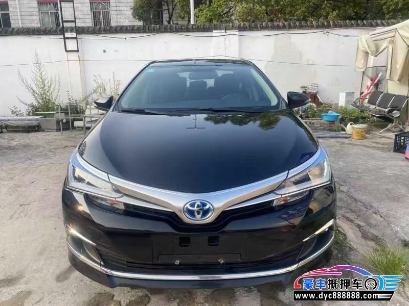 17年丰田卡罗拉轿车抵押车出售