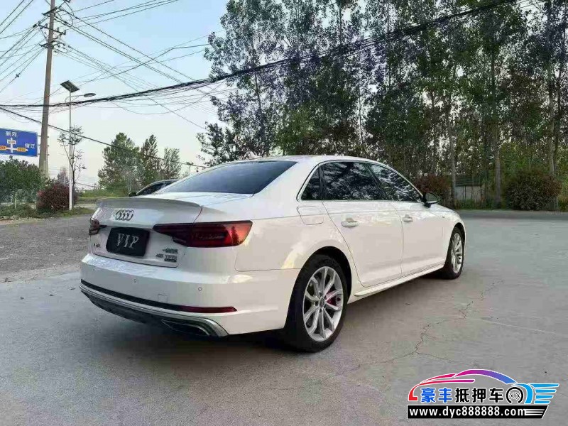 19年奥迪A4L轿车抵押车出售