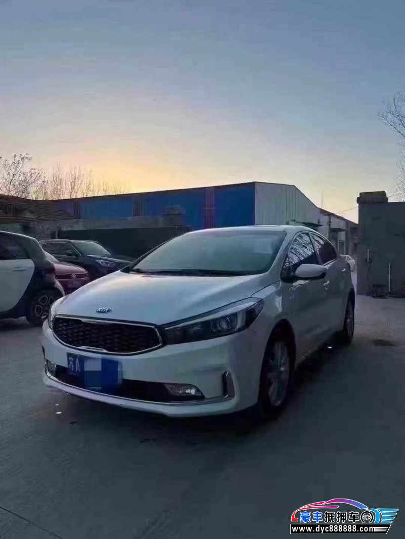 18年起亚K3轿车抵押车出售