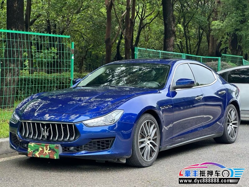 19年玛莎拉蒂Ghibli轿车抵押车出售