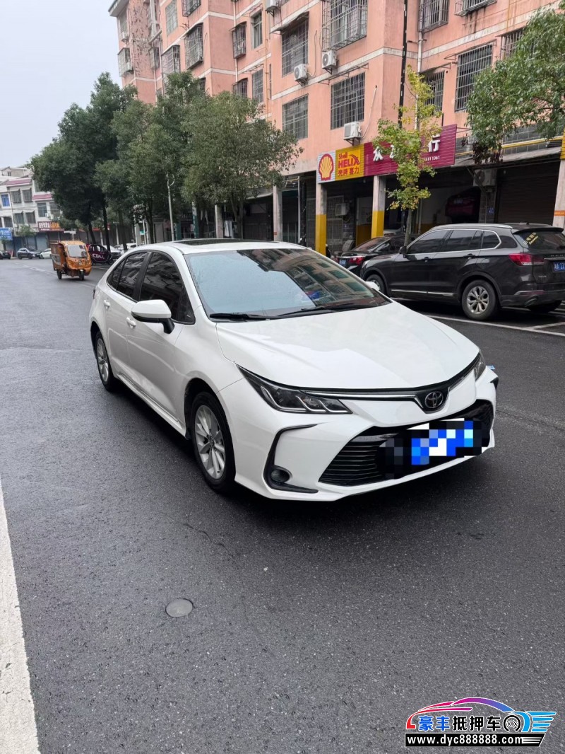 22年丰田卡罗拉轿车抵押车出售