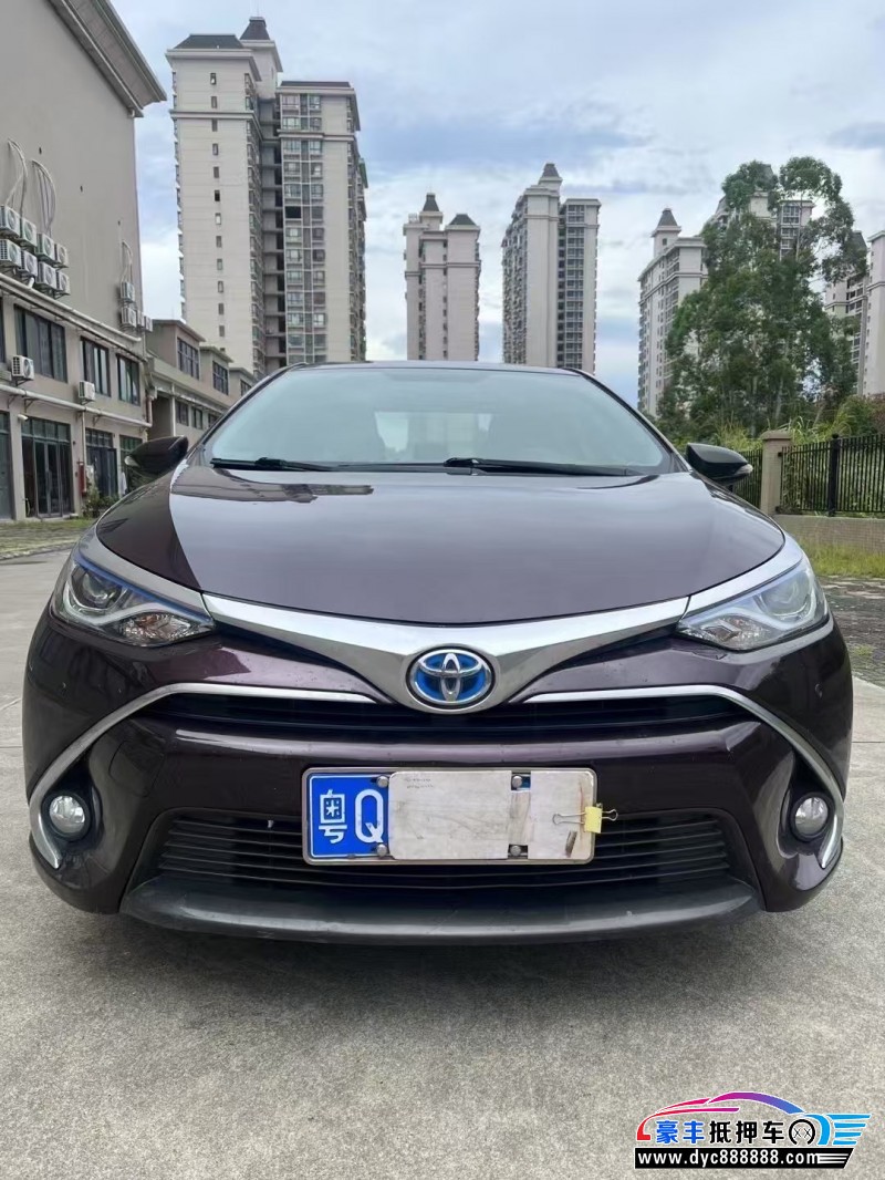 16年丰田雷凌轿车抵押车出售