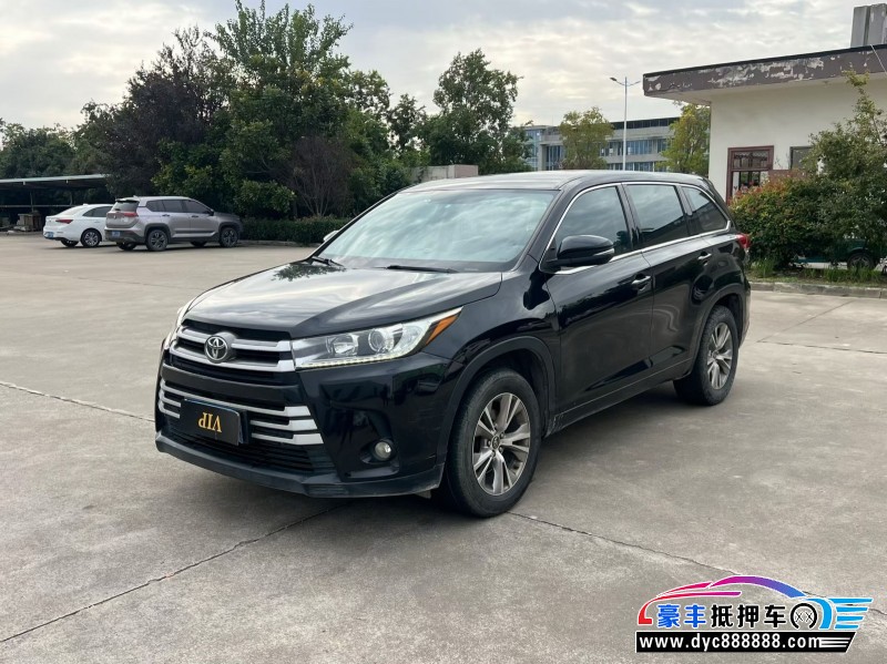 19年丰田汉兰达轿车抵押车出售