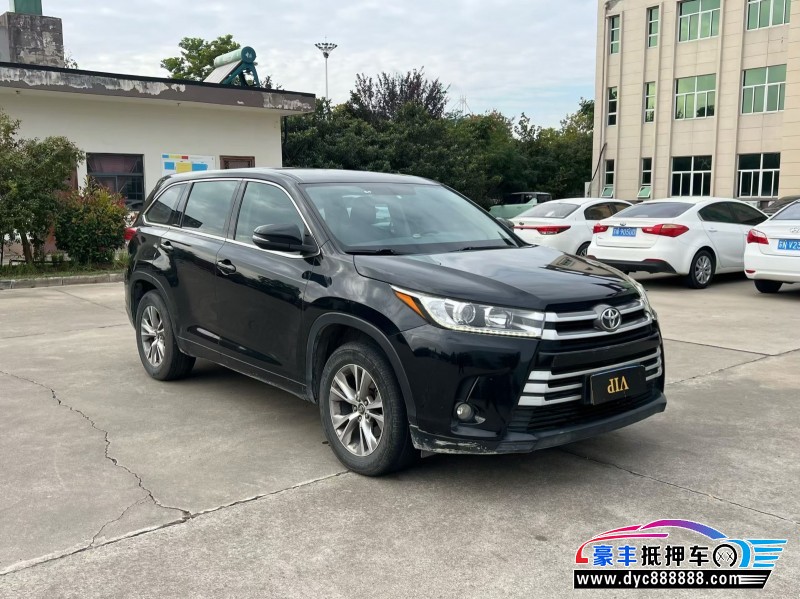 19年丰田汉兰达轿车抵押车出售