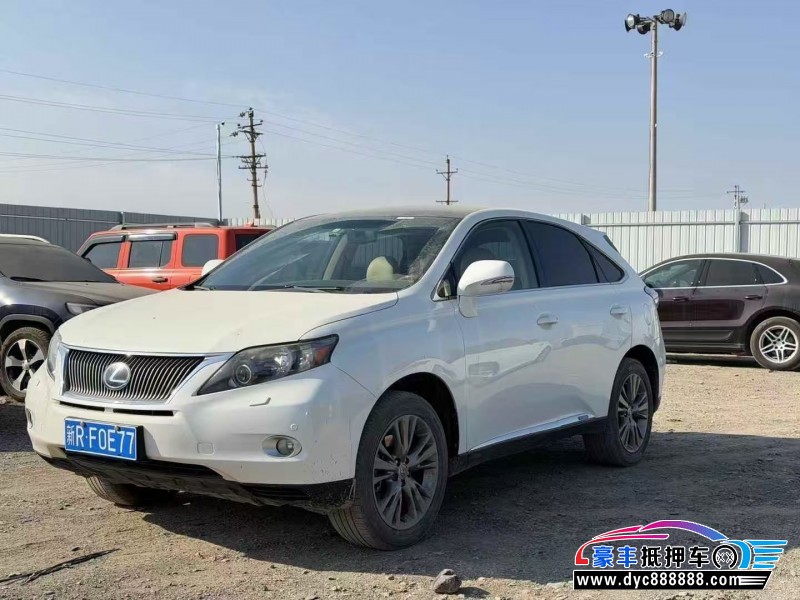 12年雷克萨斯RXSUV抵押车出售
