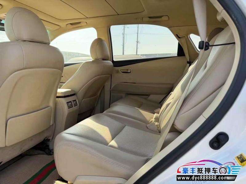 12年雷克萨斯RXSUV抵押车出售