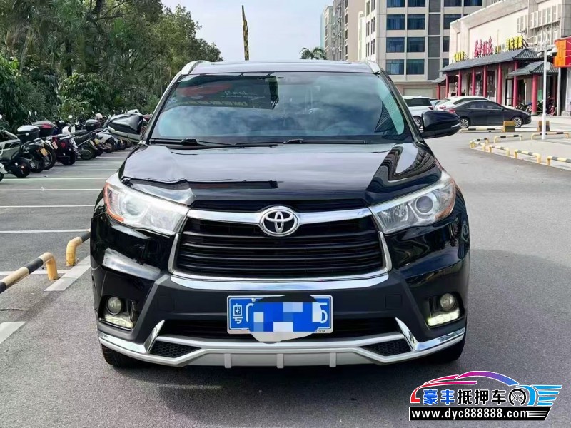 16年丰田汉兰达轿车抵押车出售