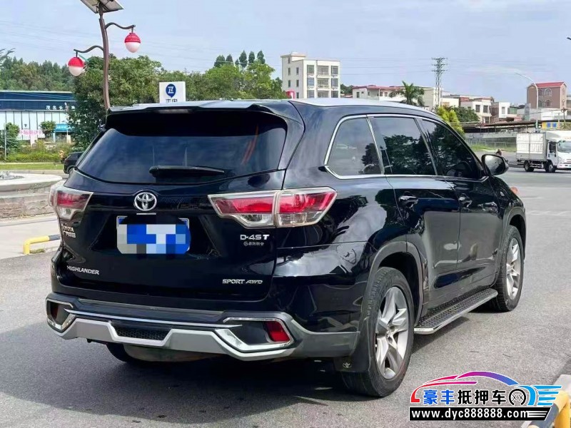 16年丰田汉兰达轿车抵押车出售