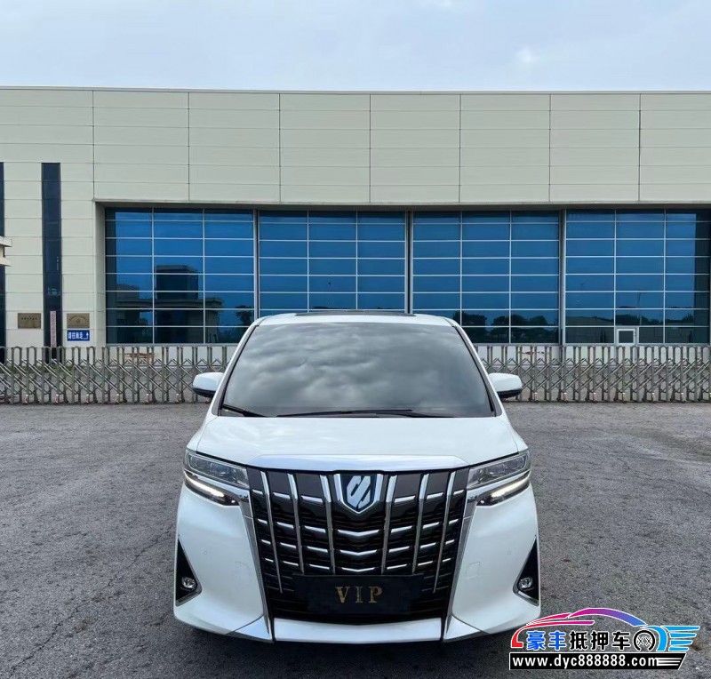 抵押车出售21年丰田埃尔法轿车