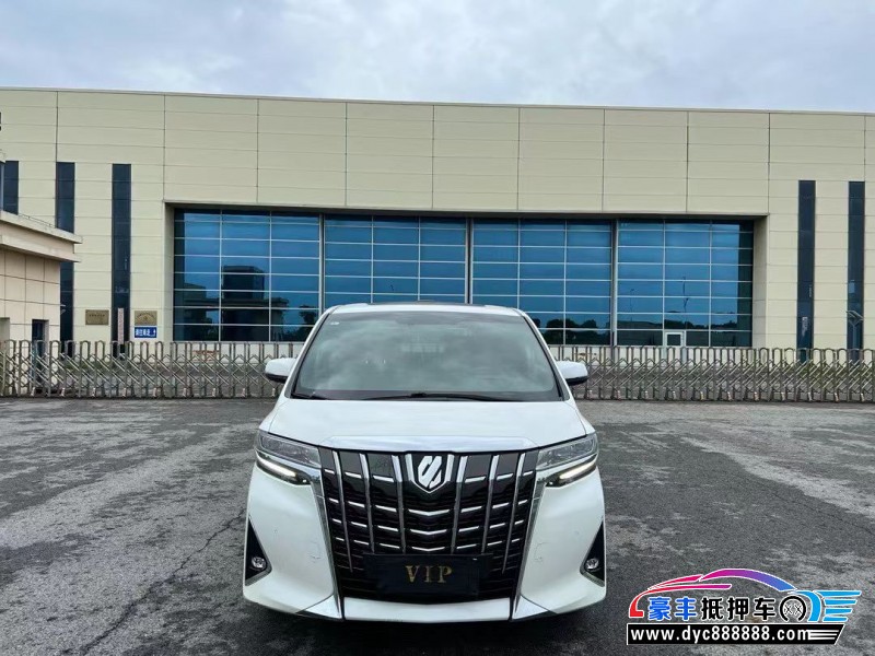 18年丰田埃尔法轿车抵押车出售