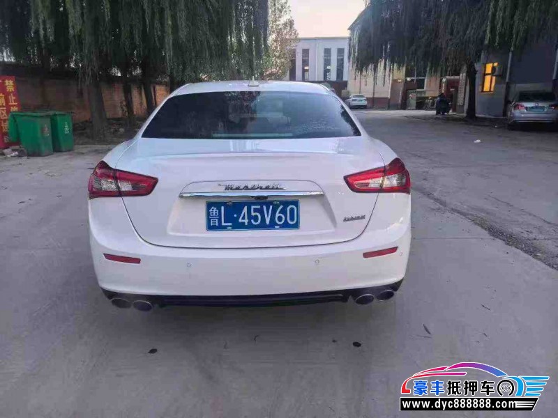 17年玛莎拉蒂Ghibli轿车抵押车出售