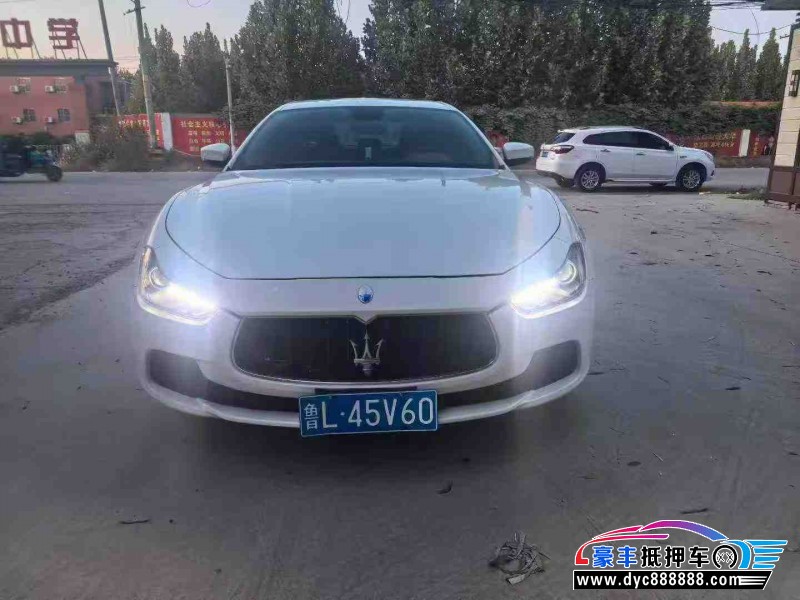 17年玛莎拉蒂Ghibli轿车抵押车出售