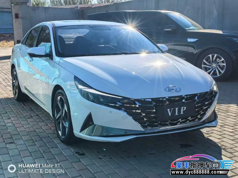 23年现代伊兰特轿车抵押车出售