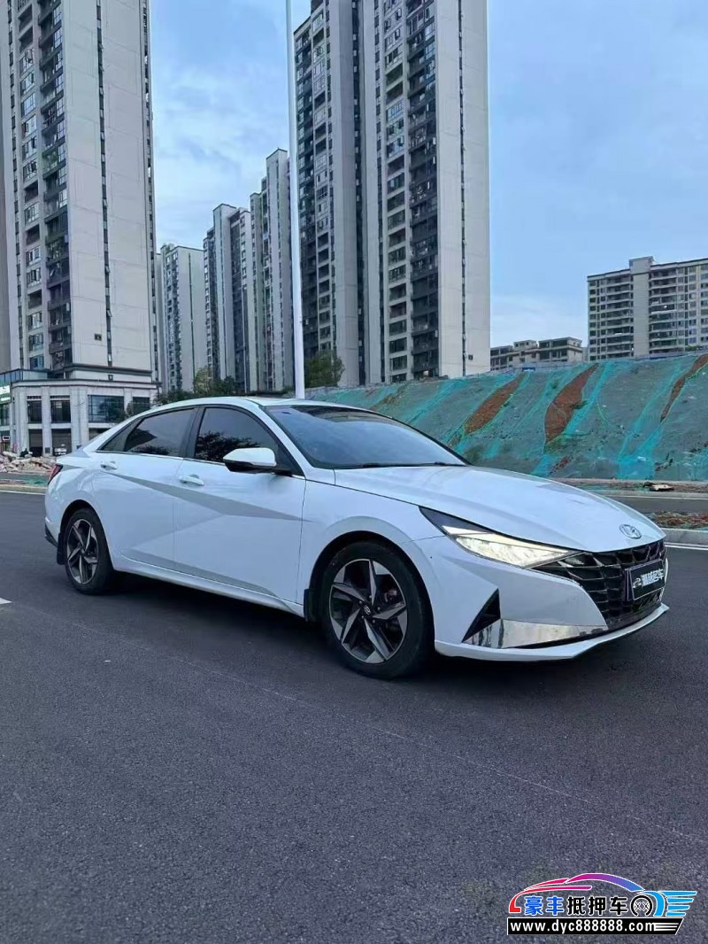 23年现代伊兰特轿车抵押车出售