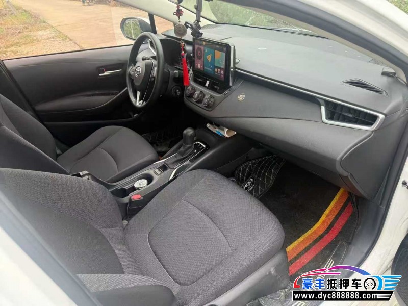 19年丰田卡罗拉轿车抵押车出售