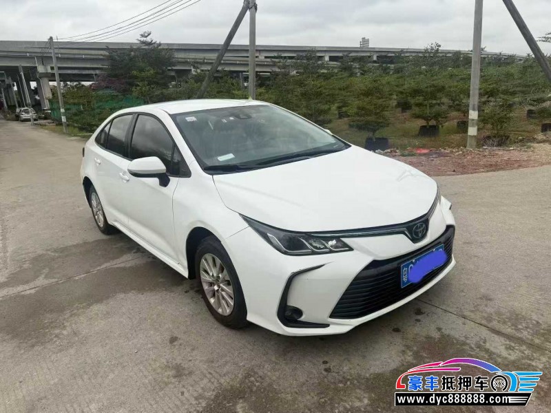 19年丰田卡罗拉轿车抵押车出售