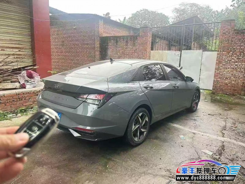 23年现代伊兰特轿车抵押车出售