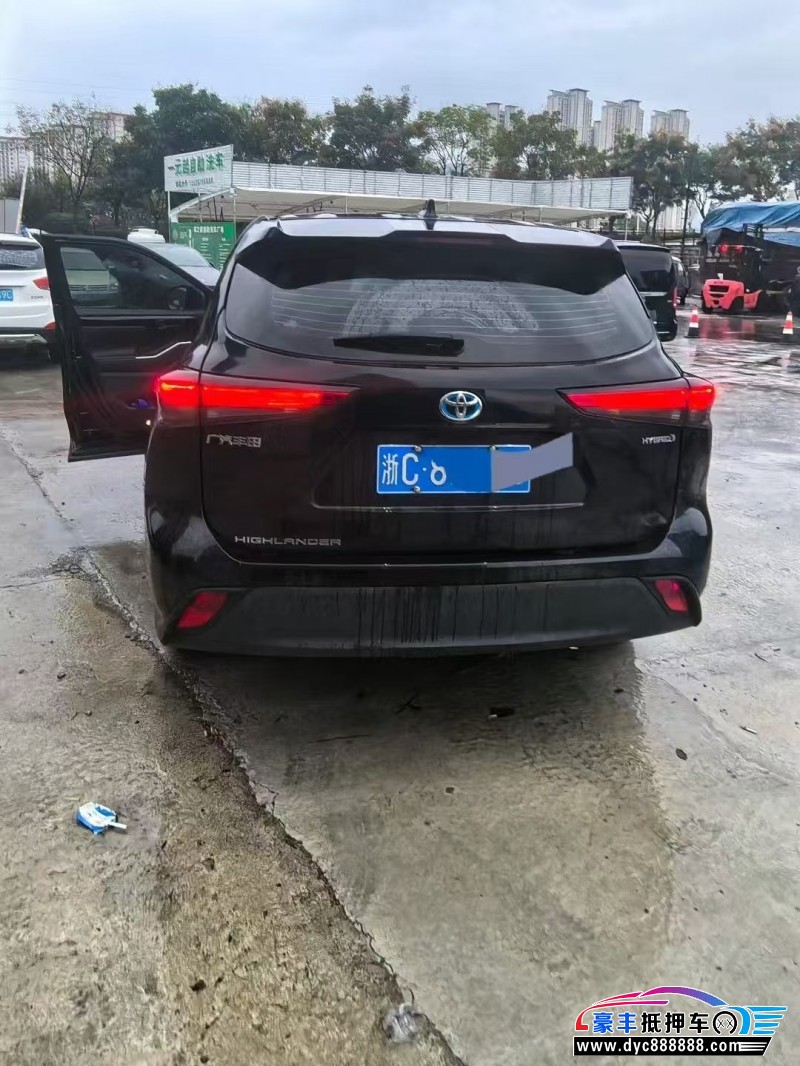 23年丰田汉兰达轿车抵押车出售