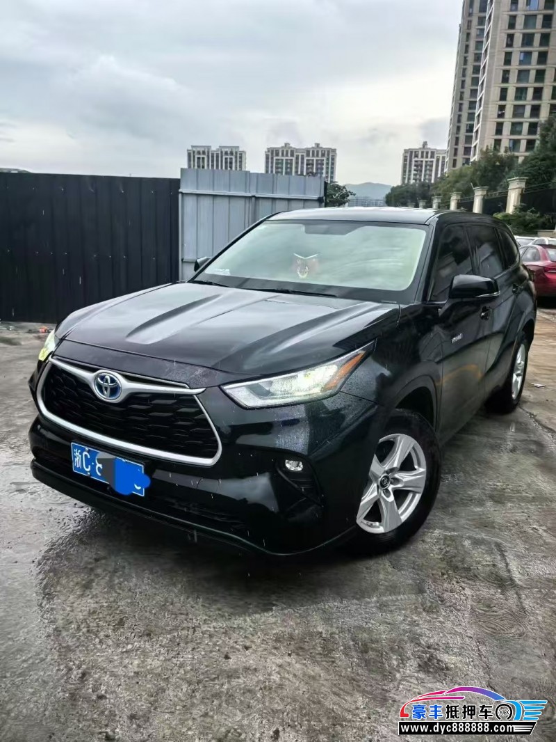 23年丰田汉兰达轿车抵押车出售