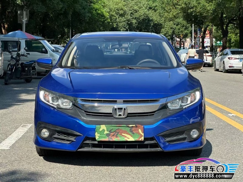 18年本田思域轿车抵押车出售