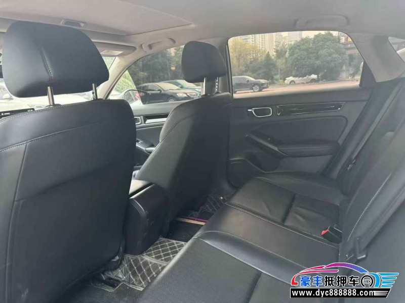 22年本田思域轿车抵押车出售