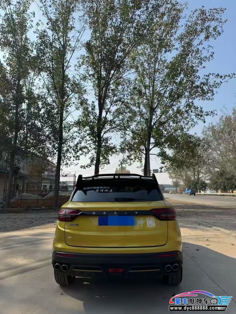 21年吉利缤越轿车抵押车出售