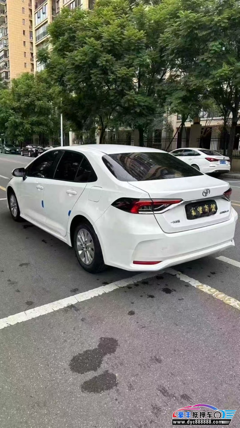 22年丰田卡罗拉轿车抵押车出售