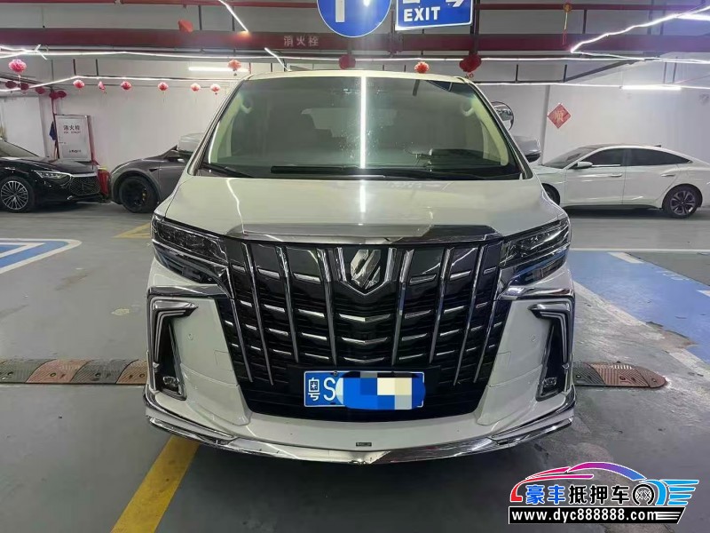 16年丰田埃尔法轿车抵押车出售