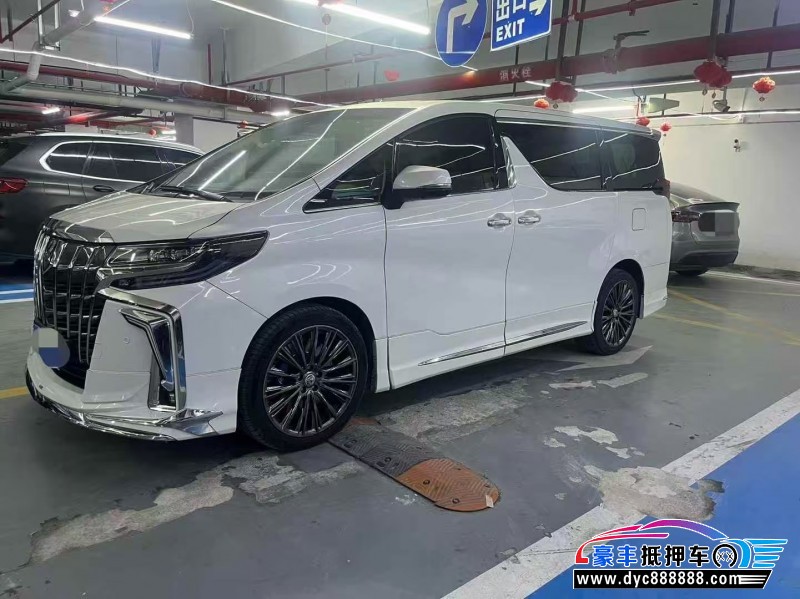 16年丰田埃尔法轿车抵押车出售