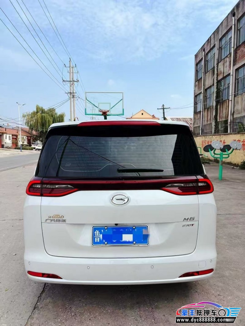 22年传祺m6轿车抵押车出售