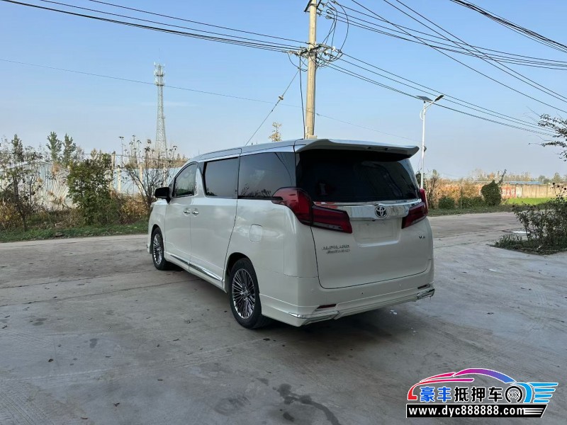 13年丰田埃尔法SUV抵押车出售