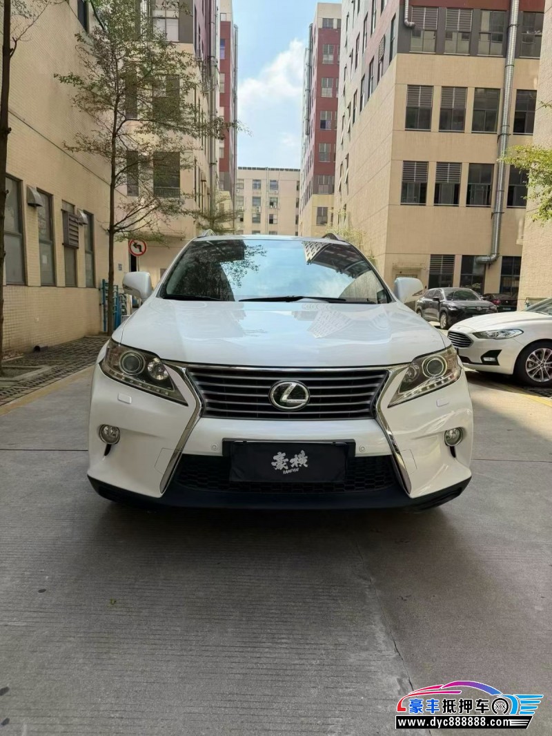 14年雷克萨斯RX轿车抵押车出售