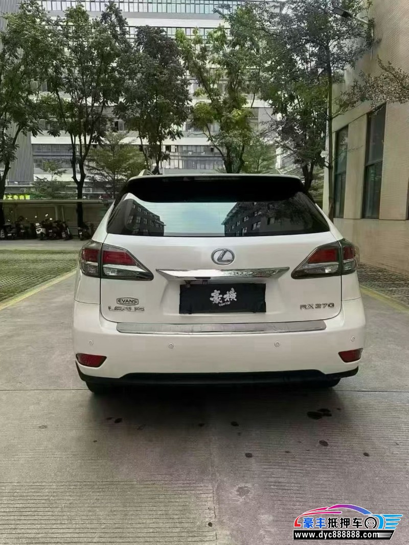 14年雷克萨斯RX轿车抵押车出售