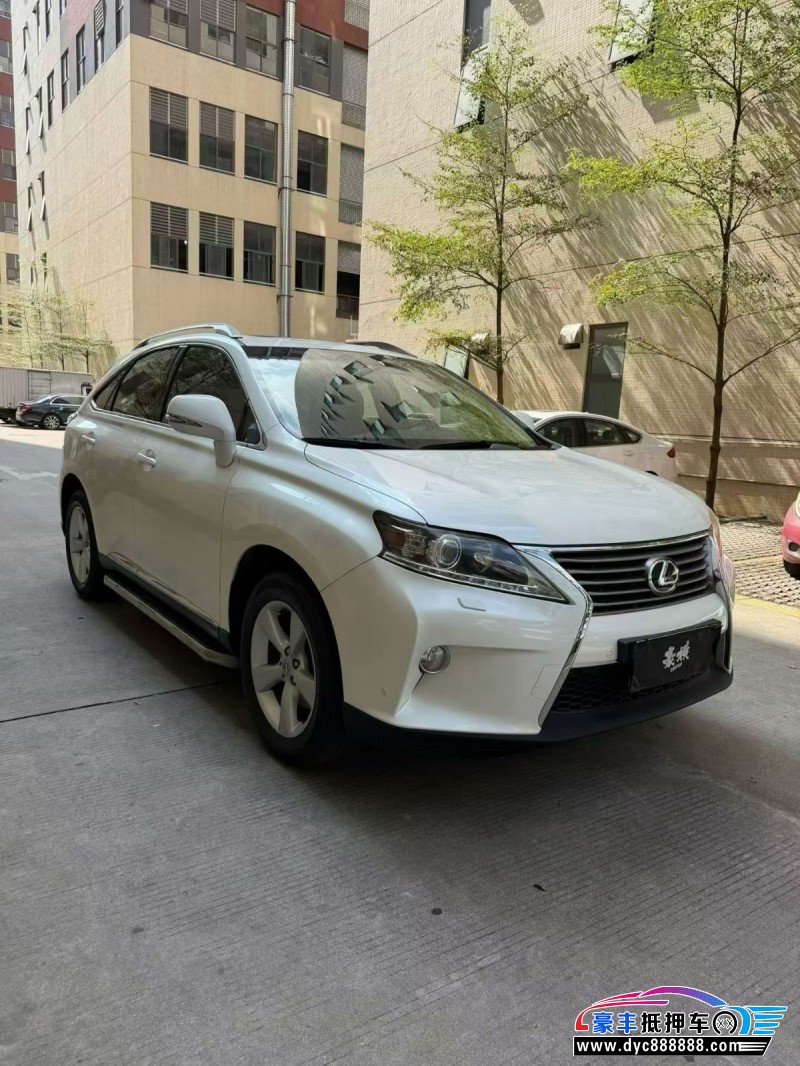 14年雷克萨斯RX轿车抵押车出售